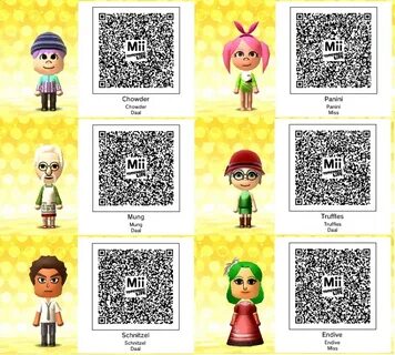 Anime Tomodachi Life Qr Codes - AIA