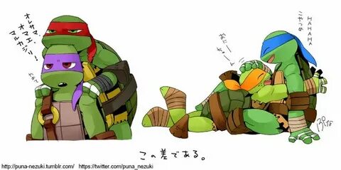Those brotherly bonds Raph... TMNT 2012 Leo, Donnie and Mike