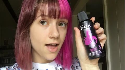 dying my hair pink!! arctic fox "virgin pink" on blonde & br