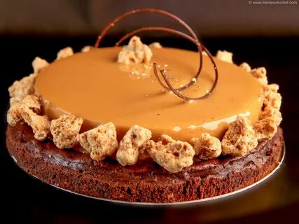 Caramel & Apple Brownie Cake - Recipe with images - Meilleur