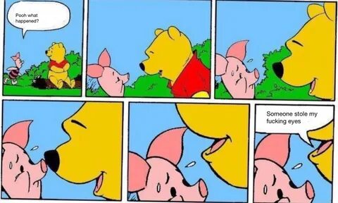 Pooh loves cum