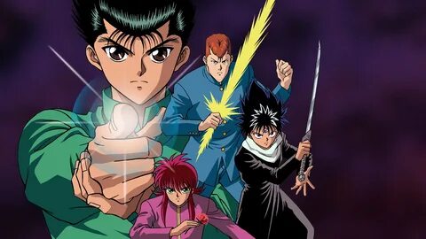 Скачать обои фон, парни, персонажи, Yu Yu Hakusho, раздел сё