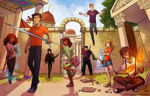 "The crew of the Argo 2" art by inalostcorner Percy jackson 