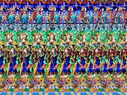 Cool Stereograms Castle Theme Ghost & Knights Magic eyes, Ma