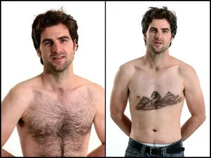 Create works of art with chest hair - Petit Petit Gamin