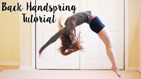 How to do a Back Handspring - YouTube