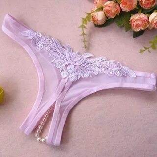 ✔ Ladies Lace Thongs Panties Crotchless Lingerie G-string T-
