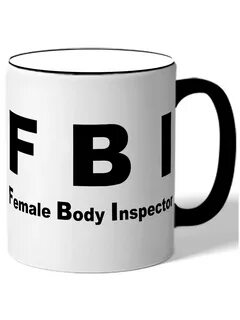 Кружка You2Print "FBI female body inspector", 330 мл, 1 шт - купить по доступным