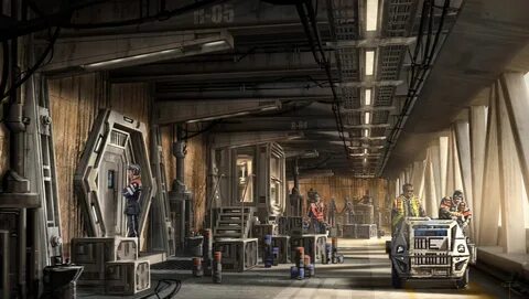Concept Art for The Expanse Illustrated Fiction