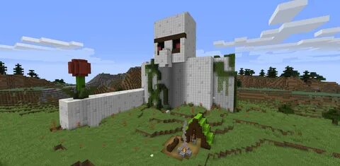 Minecraft Iron Golem Castle In The Sky Image Natural Bang