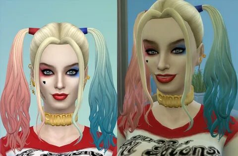 FANMADE: I made Harley Quinn (Margot Robbie) in The Sims 4! 