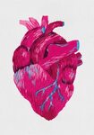 Набор для вышивания Panna Живая картина Анатомическое сердце