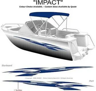 Наклейка на лодку BOAT GRAPHICS DECAL STICKER KIT "IMPACT -1