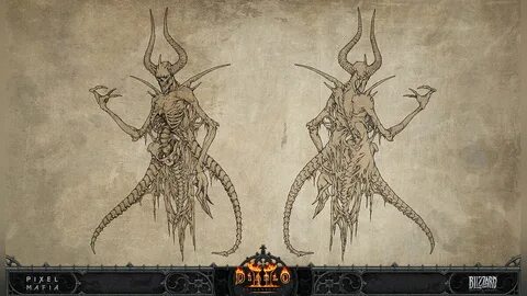 Появились арты монстров из ремастера Diablo 2 - на них можно