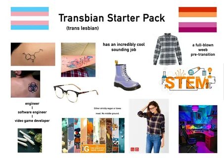 Transbian starter pack /r/starterpacks Starter Packs Know Yo