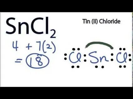 SnCl2 Lewis Structure - How to Draw the Lewis Structure for 