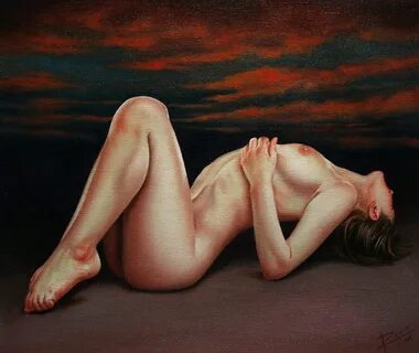 Realistic nude painting :: Halaburt.eu