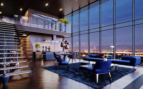 Luxury Penthouse in Los Angeles, USA - Проект из галереи 3D 