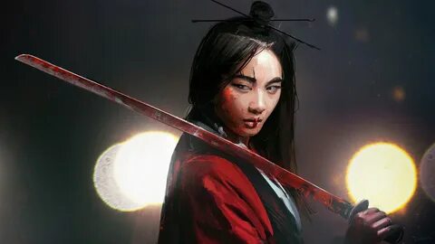 Japanese woman warrior