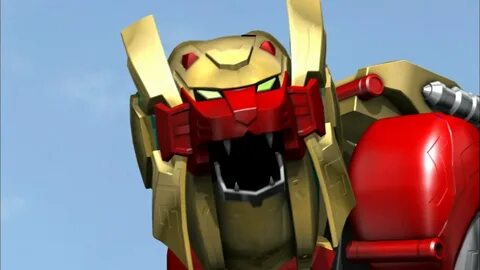 Lion Zord and Legendary Wild Force Megazord Debut Fight Supe