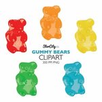 Candy clipart gummy bears, Candy gummy bears Transparent FRE