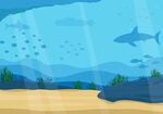 Ocean Background in Vector 280778 Vector Art at Vecteezy