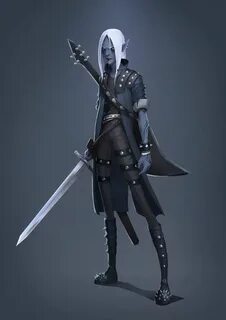 Wes the Drow Bard, Joshua Carrenca Bard, Dark elf, Drow male