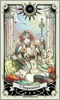 Mystical Manga Tarot - The Empress Tarot cards art, Empress 