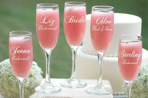 Bridesmaid personalized glasses*Bridesmaid gifts*Bride Tribe