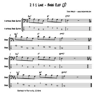 Jazz Bass Soloing: Soloing Over A 2-5-1 Chord Progression - 