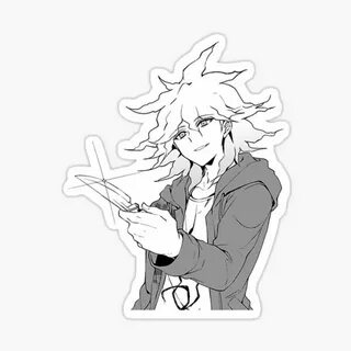 "Nagito Komaeda Manga" Sticker by declanmango Redbubble