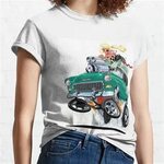 Hot Rods 1955 Chevy Gasser Pinup Girl T Shirt Free Nude Porn