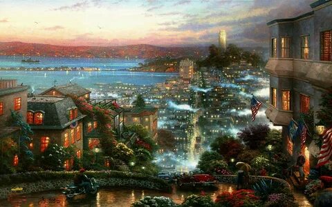 Thomas Kinkade Christmas Wallpaper (63+ images)