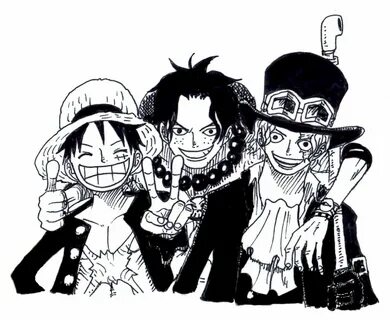 Ace, Sabo & Luffy - ASL Piecings, One piece manga, One piece