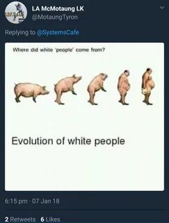 I am an African 🇿 🇦 on Twitter: "WHITE PEOPLE ARE PIGS - no 