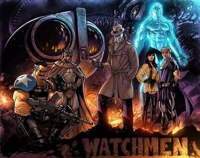 Watchmen Wildstorm Jam Art: B/W & Color: watchdom - ЖЖ