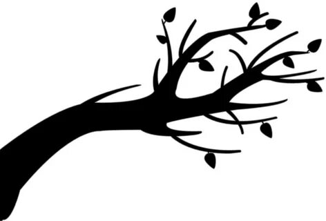 2526 Silhouette Tree Branch Svg SVG PNG EPS DXF File