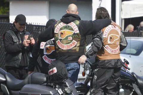 Hells Angels celebrating 35th anniversary party on Vancouver