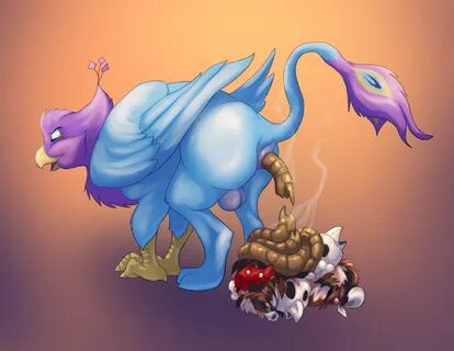 halapmir, mythology, hi res, after vore, anthro, anthro prey, anus, avian, ...