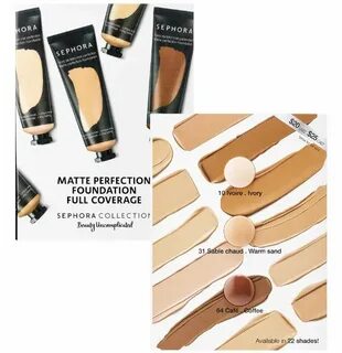 Free samples of Sephora Collection Matte Perfection foundati
