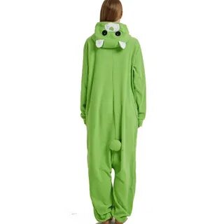Пижама кигуруми с медведем, зеленый костюм животного для кос
