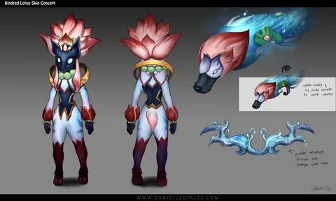 Lotus Kindred Skin Concept, Danielle Oyales