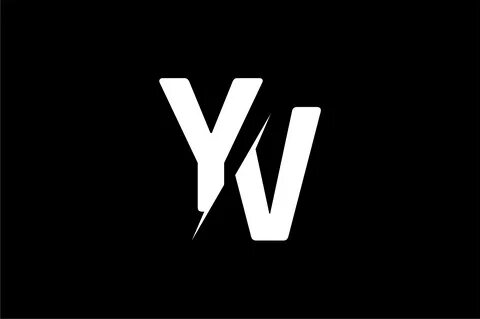 Monogram YV Logo Design Grafik Von Greenlines Studios - Crea