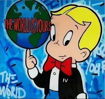 Home Décor Posters & Prints Alec Monopoly "The world is your