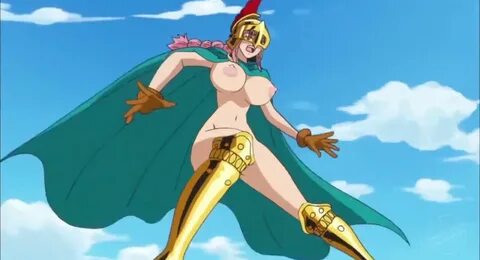 One Piece Rebecca Animated Filter Battles in the Nude - Sank