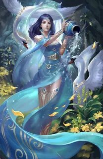 Aquarius the Water-bearer Aquarius art, Aquarius aesthetic, 