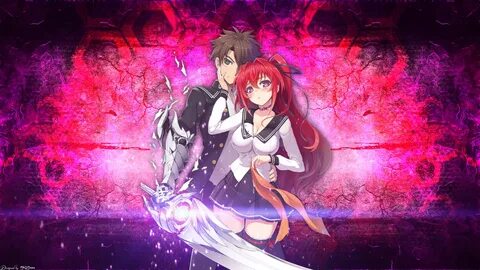 Shinmai Maou no Testament - Toujou Basara & Naruse Mio Wallp