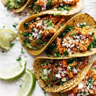 The Best Chicken Tinga Tacos Recipe - Pinch of Yum