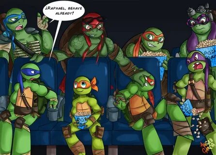 Movie Time with Turtles by AngGrc Teenage mutant ninja turtl