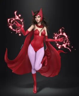 Scarlet Witch By Ayhotte Deviantart Com On Deviantart Super 